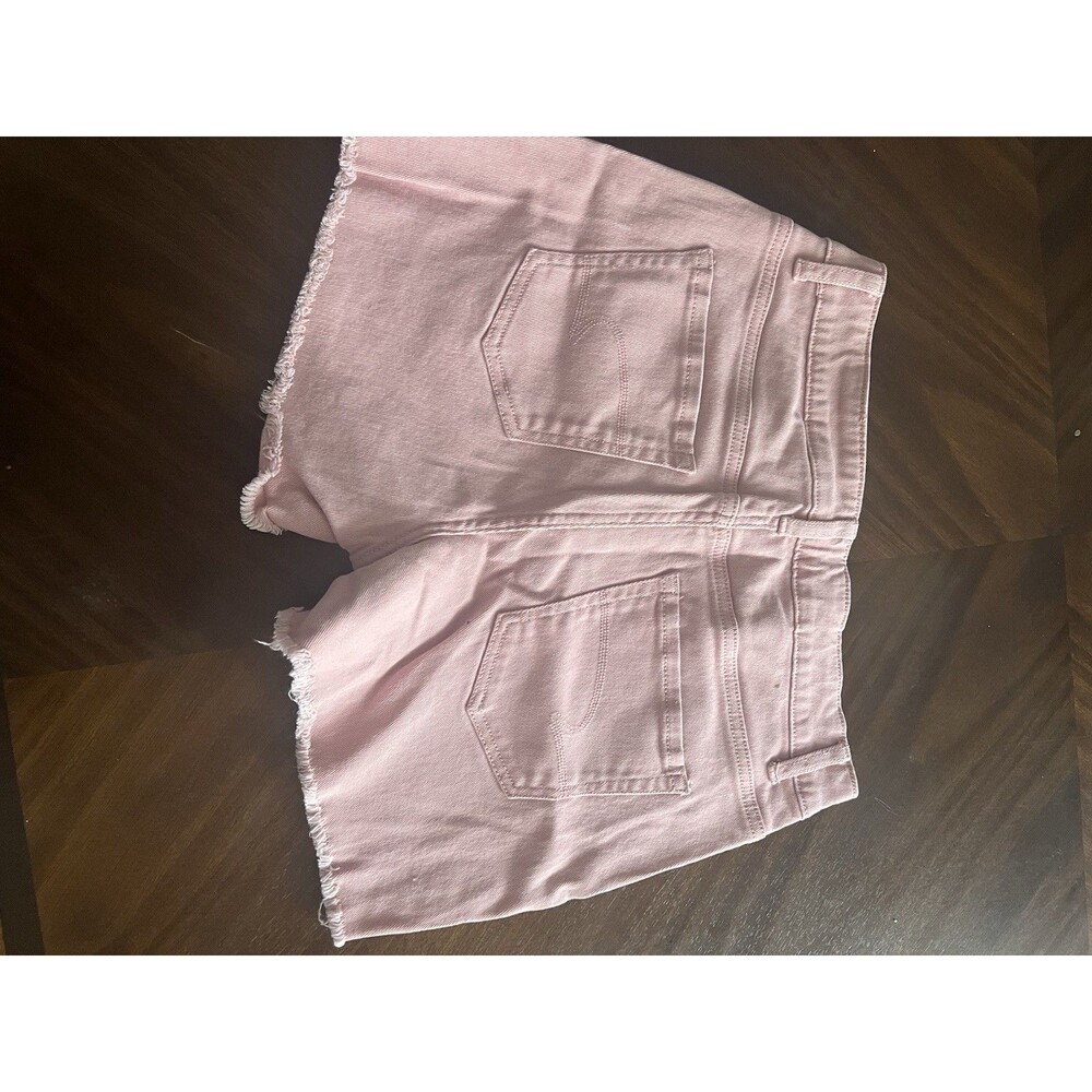 Time & True 6 High Rise Pink 5 Button - Picture 5 of 7